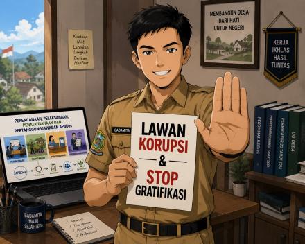 Tidak Adanya Aparatur Desa Dalam 3 Tahun Terakhir Yang Terjerat Tindak Pidana Korupsi